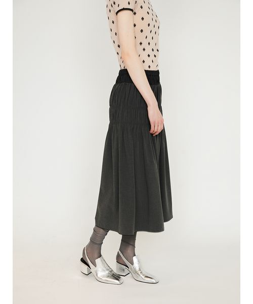 SORIN(ソリン )の「Double Waist Shirring Skirt/ダブルウエスト シャーリングスカート(スカート・レディース・イエロー/ライトグレー/ダークグレー・38/36)」の10枚目の写真