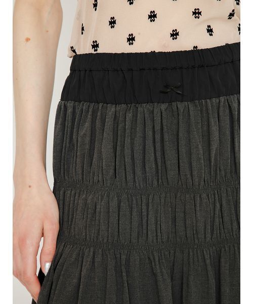SORIN(ソリン )の「Double Waist Shirring Skirt/ダブルウエスト シャーリングスカート(スカート・レディース・イエロー/ライトグレー/ダークグレー・38/36)」の11枚目の写真