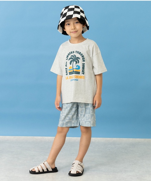 and D. petit main(アンドディープティマイン)の「【セットアップ可】【水陸両用】総ガラショートパンツ(その他パンツ・キッズ・アイボリー/ライトカーキ/ネイビー・110cm/100cm/90cm/140cm/130cm/120cm)」の7枚目の写真