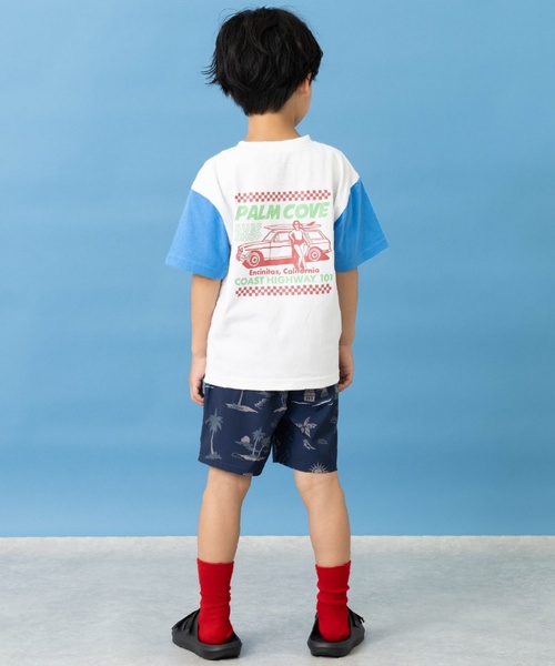 and D. petit main(アンドディープティマイン)の「【セットアップ可】【水陸両用】総ガラショートパンツ(その他パンツ・キッズ・アイボリー/ライトカーキ/ネイビー・110cm/100cm/90cm/140cm/130cm/120cm)」の9枚目の写真