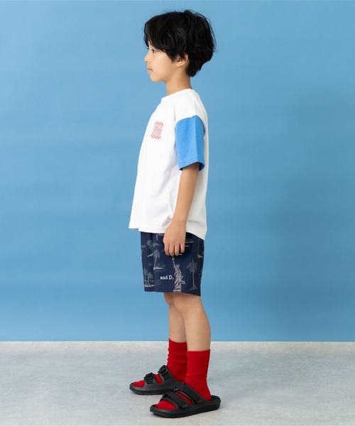 and D. petit main(アンドディープティマイン)の「【セットアップ可】【水陸両用】総ガラショートパンツ(その他パンツ・キッズ・アイボリー/ライトカーキ/ネイビー・110cm/100cm/90cm/140cm/130cm/120cm)」の11枚目の写真