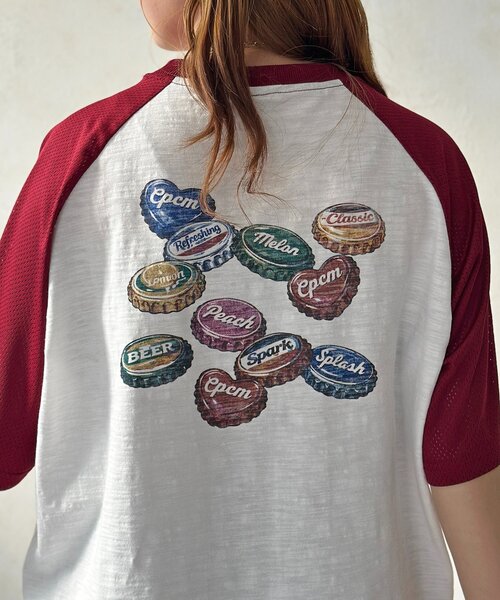 CPCM(シーピーシーエム)の「袖メッシュラグランロゴT(Tシャツ/カットソー・メンズ・チャコールグレー/レッド・SMALL/FREE)」の20枚目の写真