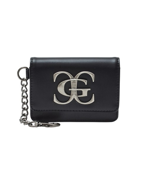 X-girl(エックスガール)の「METAL XG EMBLEM FAUX LEATHER CARD CASE(カードケース・レディース・ブラウン/ブラック・ONE SIZE)」の2枚目の写真