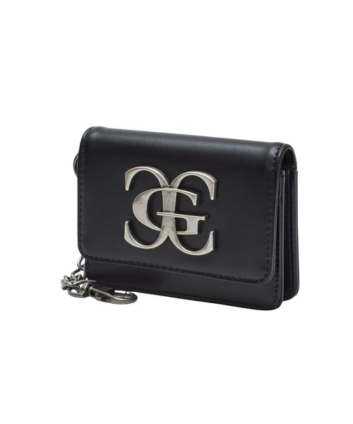 X-girl(エックスガール)の「METAL XG EMBLEM FAUX LEATHER CARD CASE(カードケース・レディース・ブラウン/ブラック・ONE SIZE)」の4枚目の写真