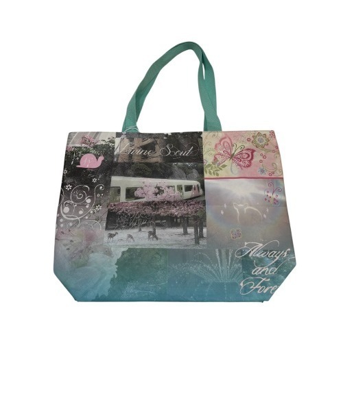 Never mind the XU(ネバーマインドザエックスユー)の「【Never mind the XU】graphic tote bag 1 / 【ネバーマインド ザ エックスユー】グラフィックビッグトートバッグ1(トートバッグ・レディース・ブルー・ONE SIZE)」の9枚目の写真