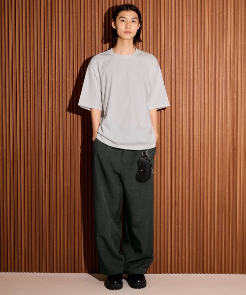 LAKOLE(ラコレ)の「<機能素材>ドライPEカットソー / 670406(Tシャツ/カットソー・メンズ・ホワイト/ブルー/ブラック/グレー/ブラウン/パープル・LARGE/MEDIUM/X-LARGE)」の3枚目の写真