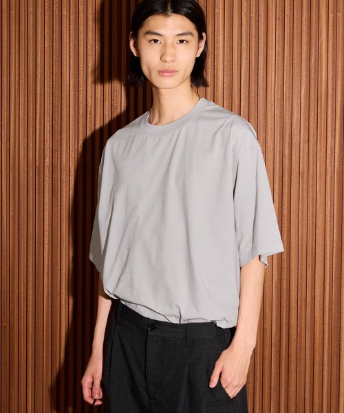 LAKOLE(ラコレ)の「<機能素材>ドライPEカットソー / 670406(Tシャツ/カットソー・メンズ・ホワイト/ブルー/ブラック/グレー/ブラウン/パープル・LARGE/MEDIUM/X-LARGE)」の12枚目の写真