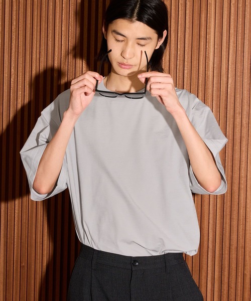 LAKOLE(ラコレ)の「<機能素材>ドライPEカットソー / 670406(Tシャツ/カットソー・メンズ・ホワイト/ブルー/ブラック/グレー/ブラウン/パープル・LARGE/MEDIUM/X-LARGE)」の11枚目の写真