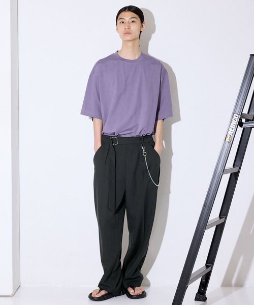 LAKOLE(ラコレ)の「<機能素材>ドライPEカットソー / 670406(Tシャツ/カットソー・メンズ・ホワイト/ブルー/ブラック/グレー/ブラウン/パープル・LARGE/MEDIUM/X-LARGE)」の15枚目の写真