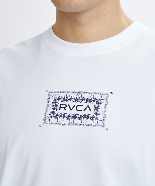 RVCA(ルーカ)の「RVCA メンズ EXOTIC BOX TEE Tシャツ 【2026年夏モデル】/ルーカバックプリント半袖Tシャツ(Tシャツ/カットソー・メンズ・ブルー系その他/ブラック系その他2/レッド系その他/オフホワイト/ブラック・SMALL/MEDIUM/LARGE/X-LARGE)」の13枚目の写真