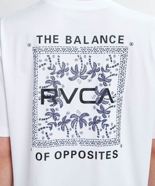 RVCA(ルーカ)の「RVCA メンズ EXOTIC BOX TEE Tシャツ 【2026年夏モデル】/ルーカバックプリント半袖Tシャツ(Tシャツ/カットソー・メンズ・ブルー系その他/ブラック系その他2/レッド系その他/オフホワイト/ブラック・SMALL/MEDIUM/LARGE/X-LARGE)」の14枚目の写真