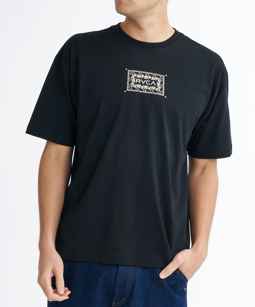 RVCA(ルーカ)の「RVCA メンズ EXOTIC BOX TEE Tシャツ 【2026年夏モデル】/ルーカバックプリント半袖Tシャツ(Tシャツ/カットソー・メンズ・ブルー系その他/ブラック系その他2/レッド系その他/オフホワイト/ブラック・SMALL/MEDIUM/LARGE/X-LARGE)」の20枚目の写真