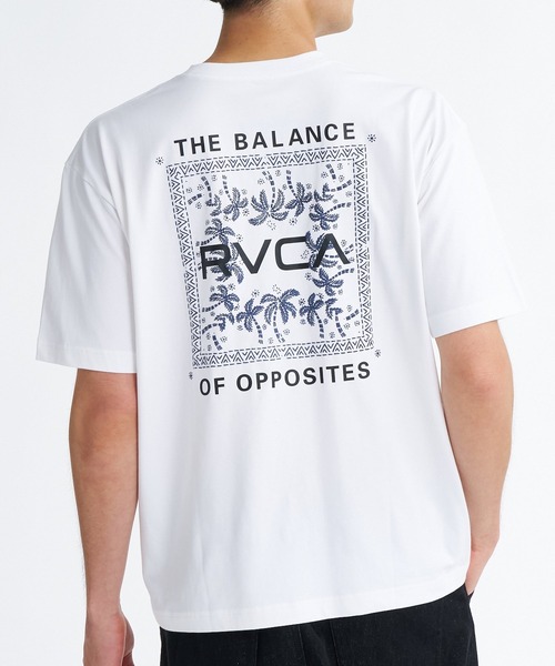 RVCA(ルーカ)の「RVCA メンズ EXOTIC BOX TEE Tシャツ 【2026年夏モデル】/ルーカバックプリント半袖Tシャツ(Tシャツ/カットソー・メンズ・ブルー系その他/ブラック系その他2/レッド系その他/オフホワイト/ブラック・SMALL/MEDIUM/LARGE/X-LARGE)」の12枚目の写真