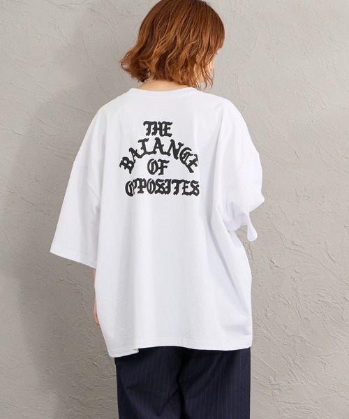 RVCA（ルーカ）の「[RVCA/ルーカ] SUPER WIDE バックロゴプリント ショートスリーブTシャツ（Tシャツ/カットソー・レディース・ブラック/サックスブルー/ホワイト・M/L/XL）」の17枚目の写真