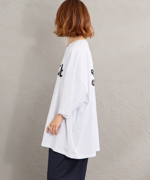 RVCA（ルーカ）の「[RVCA/ルーカ] SUPER WIDE バックロゴプリント ショートスリーブTシャツ（Tシャツ/カットソー・レディース・ブラック/サックスブルー/ホワイト・M/L/XL）」の19枚目の写真
