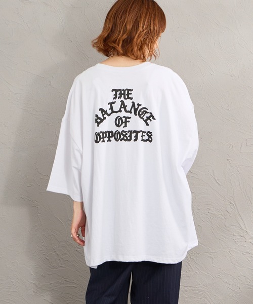 RVCA（ルーカ）の「[RVCA/ルーカ] SUPER WIDE バックロゴプリント ショートスリーブTシャツ（Tシャツ/カットソー・レディース・ブラック/サックスブルー/ホワイト・M/L/XL）」の20枚目の写真