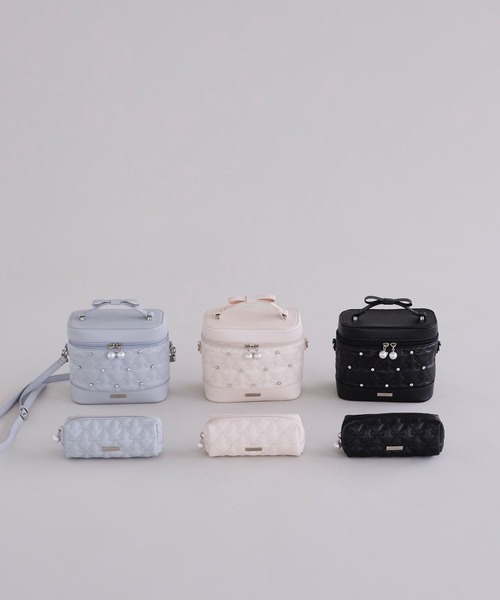 Maison de FLEUR キルティングショルダーバッグ Maison de FLEUR（メゾンドフルール） ショルダーバッグ バッグ リボン