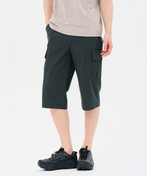 CHASECULT（チェイスカルト）の「男性クールストレッチ7部パンツ-FBRK2725D0C（その他パンツ・メンズ・ダークグリーン・70/76/82/86/92）」の2枚目の写真