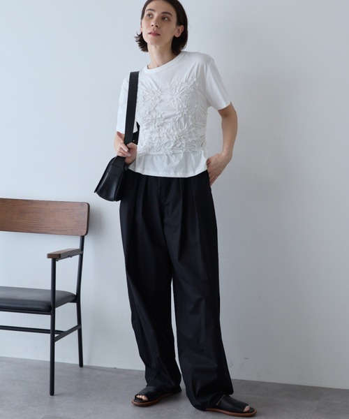 Libra Cue(リブラ キュー)の「サーカスコットンパンツ(その他パンツ・レディース・グレー/アイボリー/ブラック/ピンク/ベージュ・FREE/2)」の21枚目の写真