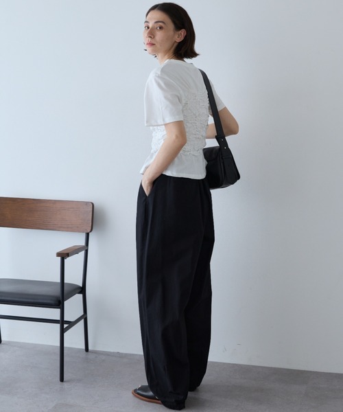 Libra Cue(リブラ キュー)の「サーカスコットンパンツ(その他パンツ・レディース・グレー/アイボリー/ブラック/ピンク/ベージュ・FREE/2)」の20枚目の写真