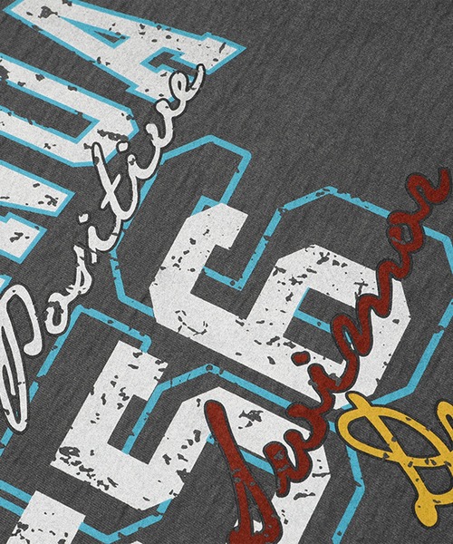 HOOK(フック)の「HOOK カレッジ × ナンバリング ウォッシュ オーバーサイズT (SS)(Tシャツ/カットソー・メンズ・ブラウン/ベージュ/ブラック・L/M)」の8枚目の写真