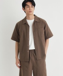 PLUS ONE(プラスワン)メッシュ織り半袖シャツ