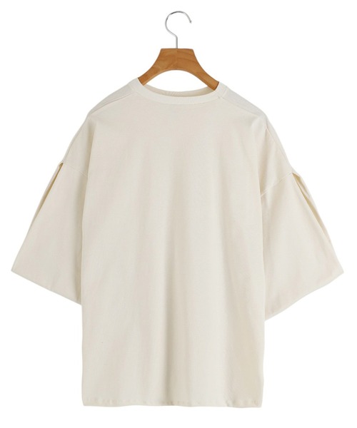 BASERANGE（ベースレンジ）の「BASERANGE / ベースレンジ：HARBOUR TEE SHIRT：TOHA-RC-SP25[ANN]（Tシャツ/カットソー・レディース・ベージュ系その他・S/XS）」の3枚目の写真