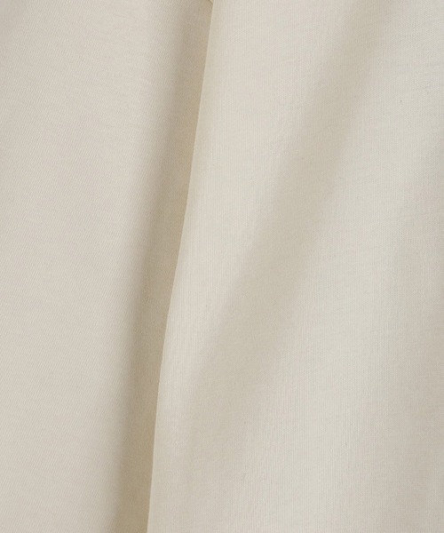 BASERANGE（ベースレンジ）の「BASERANGE / ベースレンジ：HARBOUR TEE SHIRT：TOHA-RC-SP25[ANN]（Tシャツ/カットソー・レディース・ベージュ系その他・S/XS）」の5枚目の写真