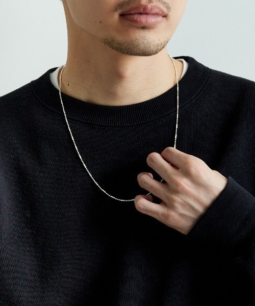 XOLO（ショロ）の「【WEB先行予約】[XOLO JEWELRY/ショロジュエリー] CYLINDER LINK シルバーネックレス -60cm-（ネックレス・メンズ・シルバー・60）」の7枚目の写真