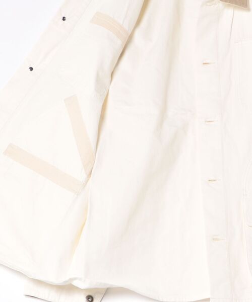 UNIVERSAL OVERALL(ユニバーサルオーバーオール)の「【72】【it】【UNIVERSAL OVERALL】OX FIELD JACKET(カバーオール・メンズ・オフホワイト・MEDIUM/SMALL/X-LARGE)」の3枚目の写真