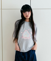 SUNLIT（サンリット）の「フルートハウス オーバーサイズTシャツ (ライトブルー)（Tシャツ/カットソー）」