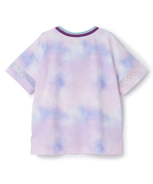 ANNA SUI mini（アナスイ・ミニ）の「【サーティワン アイスクリーム】総柄Tシャツ【接触冷感・UVカット】（Tシャツ/カットソー・キッズ・エメラルド/ラベンダー・M(115-125cm)/L(130-140cm)/L 155-165cm/L(145-155cm)）」の6枚目の写真