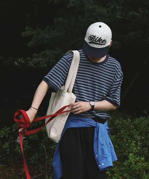 WEST GRAND BOULEVARD(ウエストグランドブルバード)の「セミオーバーマルチストライプリンガーティーシャツ ROYAL BLUE(Tシャツ/カットソー・メンズ・その他・MEDIUM/LARGE/X-LARGE)」の7枚目の写真