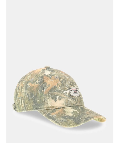 GUESS JEANS（ゲスジーンズ）の「GUESS JEANS Camo Cap（キャップ・メンズ・グリーン系カモフラージュ・ONE SIZE）」の2枚目の写真