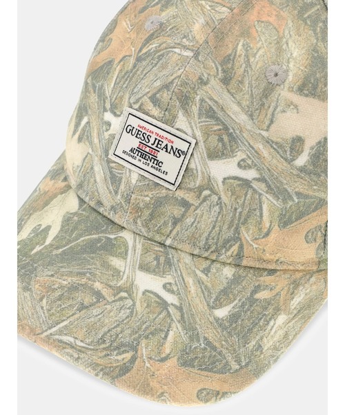 GUESS JEANS（ゲスジーンズ）の「GUESS JEANS Camo Cap（キャップ・メンズ・グリーン系カモフラージュ・ONE SIZE）」の4枚目の写真