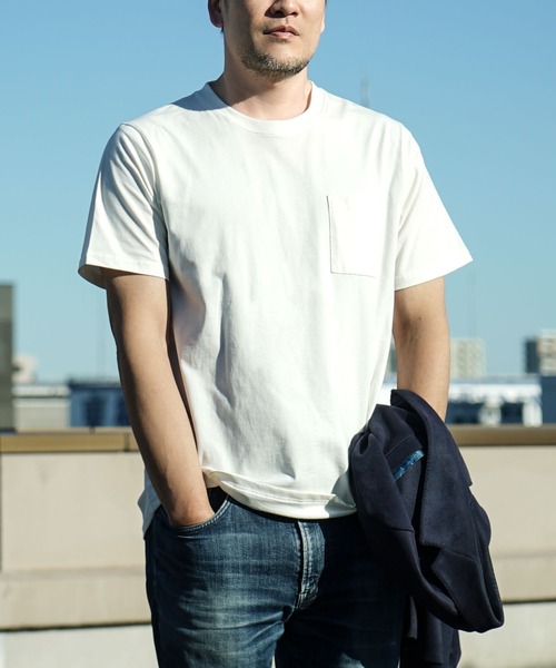 zootie（ズーティー）の「汗吸わないTシャツ［メンズ］（Tシャツ/カットソー・メンズ・グレイッシュベージュ/コーラル/杢グレー/ネイビー/オフホワイト/ブラック/ミント・L/M/LL）」の2枚目の写真
