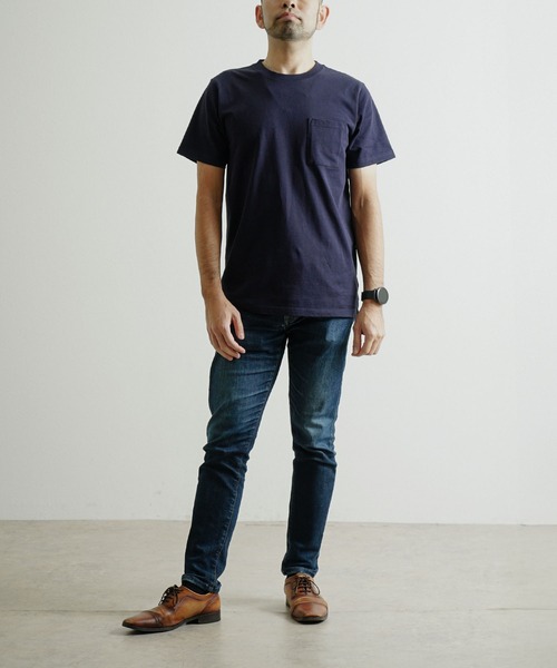 zootie（ズーティー）の「汗吸わないTシャツ［メンズ］（Tシャツ/カットソー・メンズ・グレイッシュベージュ/コーラル/杢グレー/ネイビー/オフホワイト/ブラック/ミント・L/M/LL）」の10枚目の写真