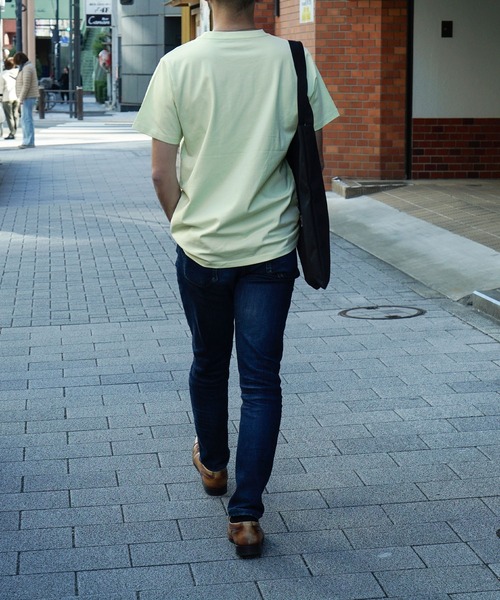 zootie（ズーティー）の「汗吸わないTシャツ［メンズ］（Tシャツ/カットソー・メンズ・グレイッシュベージュ/コーラル/杢グレー/ネイビー/オフホワイト/ブラック/ミント・L/M/LL）」の11枚目の写真