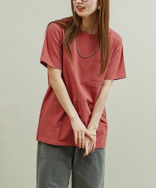 zootie（ズーティー）の「汗吸わないTシャツ［メンズ］（Tシャツ/カットソー・メンズ・グレイッシュベージュ/コーラル/杢グレー/ネイビー/オフホワイト/ブラック/ミント・L/M/LL）」の12枚目の写真