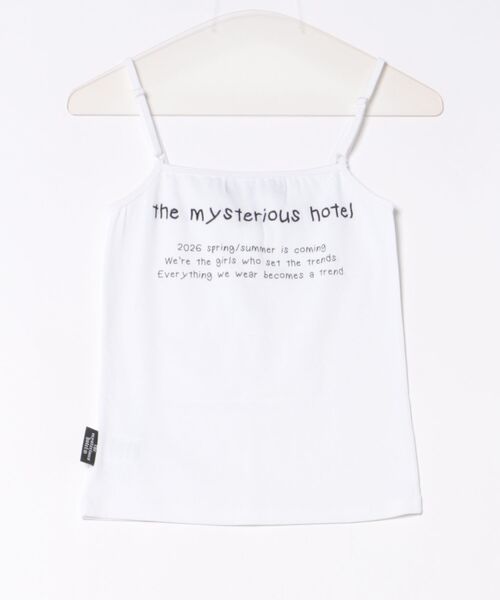 THE MYSTERIOUS HOTEL(ザミステリアスホテル)の「THE MYSTERIOUS HOTEL/ザ ミステリアス ホテル/V NECK BUTTON SLEEVELESS(キャミソール・レディース・ホワイト・F)」の2枚目の写真
