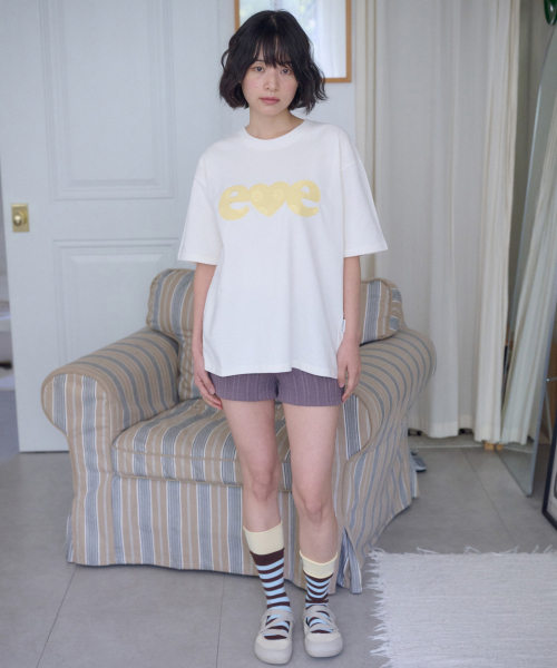ambler(エムブラー)の「ドットパッチ アプリケ刺繍 半袖Tシャツ AS1323 (アイボリー)(Tシャツ/カットソー・レディース・その他・F/MEDIUM/SMALL)」の2枚目の写真