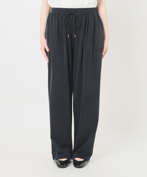 IENA(イエナ)の「《一部店舗限定》フィブリルジャージードロストイージーパンツ(その他パンツ・レディース・ブラウン/ブラック・36/38)」の18枚目の写真