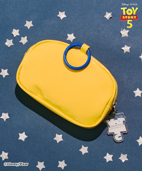 Disney(ディズニー)の「【TOY STORY 5】エナメルミニポーチチャーム(ポーチ・レディース・ネイビー/シルバー/イエロー・FREE)」の6枚目の写真