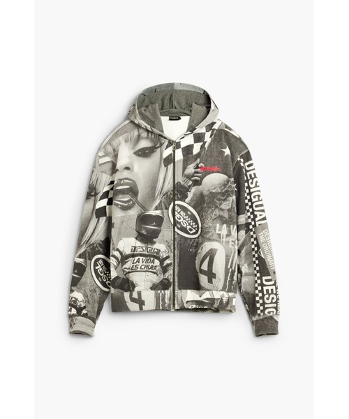 Desigual アートプリント スウェットシャツ M プリントスウェットシャツ（スウェット）｜Desigual（デシグアル）の