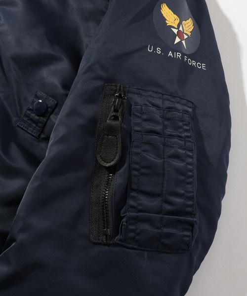 HOUSTON(ヒューストン)の「【HOUSTON/ヒューストン】B-15C MODIFY FLIGHT JACKET/フライトジャケット モディファイモデル(ミリタリージャケット・メンズ・ネイビー・40/42/36/38)」の8枚目の写真