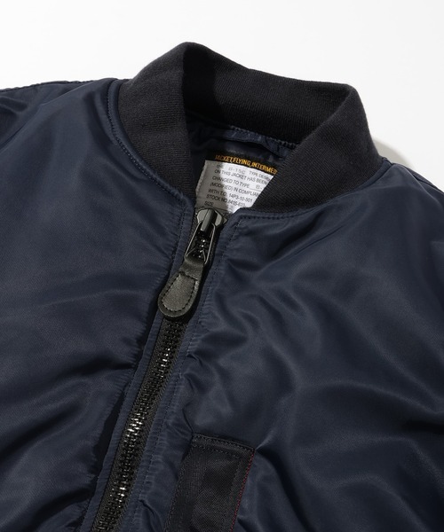 HOUSTON(ヒューストン)の「【HOUSTON/ヒューストン】B-15C MODIFY FLIGHT JACKET/フライトジャケット モディファイモデル(ミリタリージャケット・メンズ・ネイビー・40/42/36/38)」の5枚目の写真
