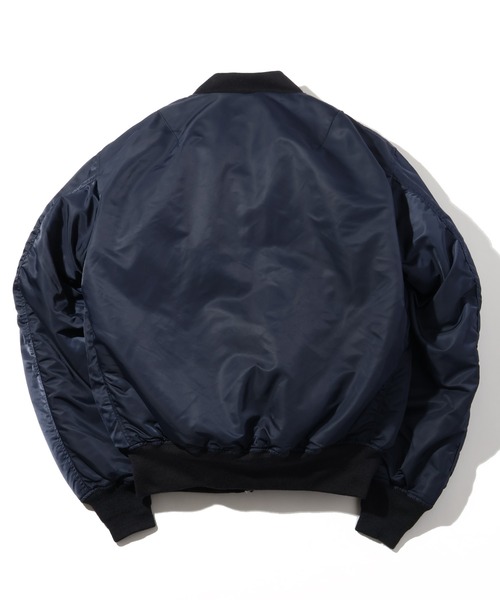 HOUSTON(ヒューストン)の「【HOUSTON/ヒューストン】B-15C MODIFY FLIGHT JACKET/フライトジャケット モディファイモデル(ミリタリージャケット・メンズ・ネイビー・40/42/36/38)」の4枚目の写真