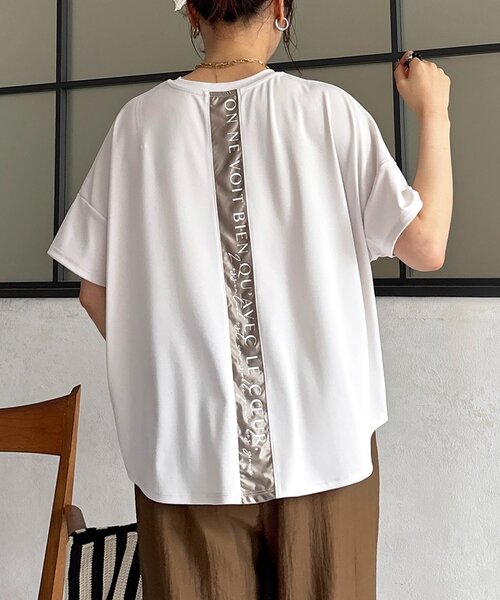 un dix cors(アンディコール)の「スムースバックロゴプルオーバー(Tシャツ/カットソー・レディース・モカ/ブルー/ブラック/アイボリー・FREE)」の20枚目の写真