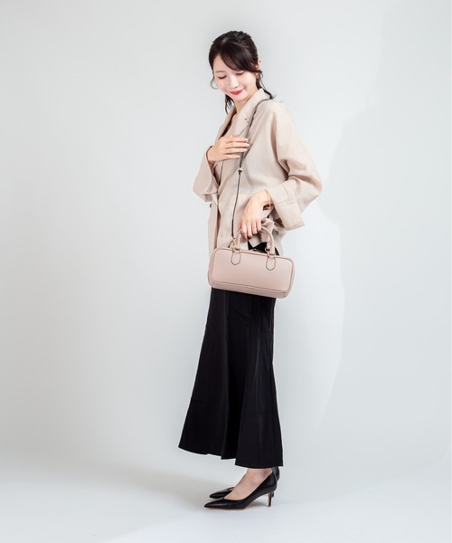 LORISTELLA（ロリステッラ）の「【LORISTELLA/ロリステッラ】2WAY レザー ボストンバッグ  イタリア製　FLAVIA（ショルダーバッグ・レディース・ブラック/ベージュ系その他・FREE）」の14枚目の写真
