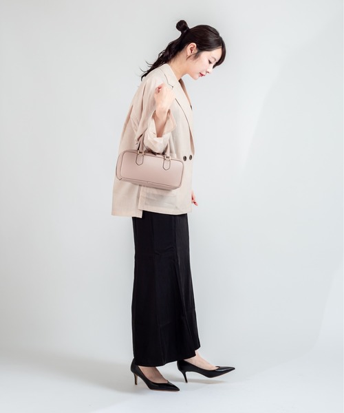 LORISTELLA（ロリステッラ）の「【LORISTELLA/ロリステッラ】2WAY レザー ボストンバッグ  イタリア製　FLAVIA（ショルダーバッグ・レディース・ブラック/ベージュ系その他・FREE）」の13枚目の写真